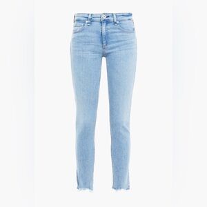 rag & bone Cate High-Rise Skinny Jeans in a light wash